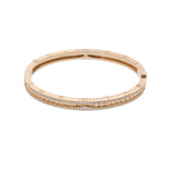 BVLGARI ブルガリ ビーゼロワンブレス ダイヤ サイズM レディース K18イエローゴールド YG ブレスレット Aランク 中古 銀蔵