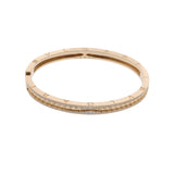 BVLGARI ブルガリ ビーゼロワンブレス ダイヤ サイズM レディース K18イエローゴールド YG ブレスレット Aランク 中古 銀蔵