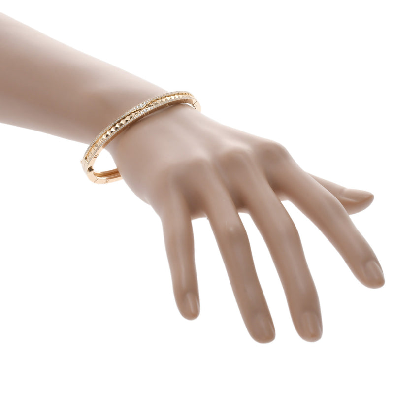 BVLGARI ブルガリ ビーゼロワンブレス ダイヤ サイズM レディース K18イエローゴールド YG ブレスレット Aランク 中古 銀蔵