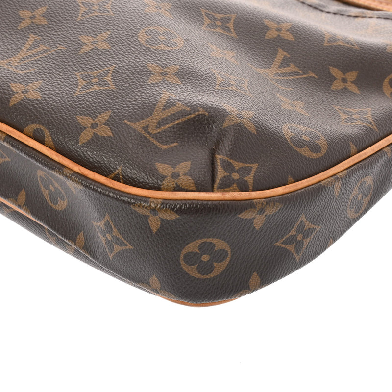 LOUIS VUITTON ルイヴィトン モノグラム オデオン PM ブラウン M56390 レディース モノグラムキャンバス ショルダーバッグ Bランク 中古 銀蔵