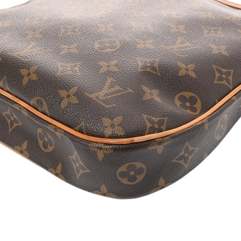 LOUIS VUITTON ルイヴィトン モノグラム オデオン PM ブラウン M56390 レディース モノグラムキャンバス ショルダーバッグ Bランク 中古 銀蔵