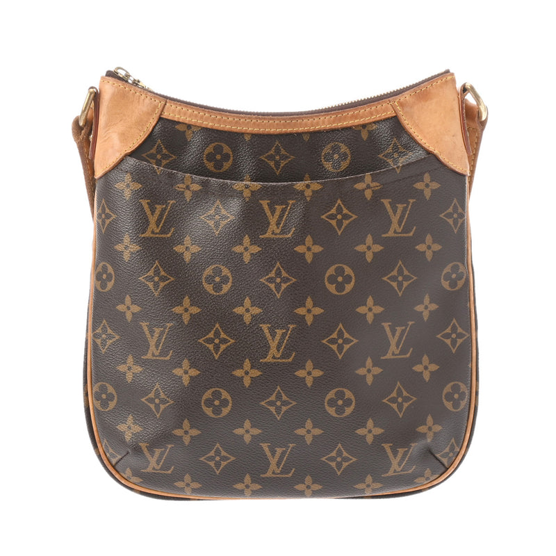 LOUIS VUITTON ルイヴィトン モノグラム オデオン PM ブラウン M56390 レディース モノグラムキャンバス ショルダーバッグ Bランク 中古 銀蔵