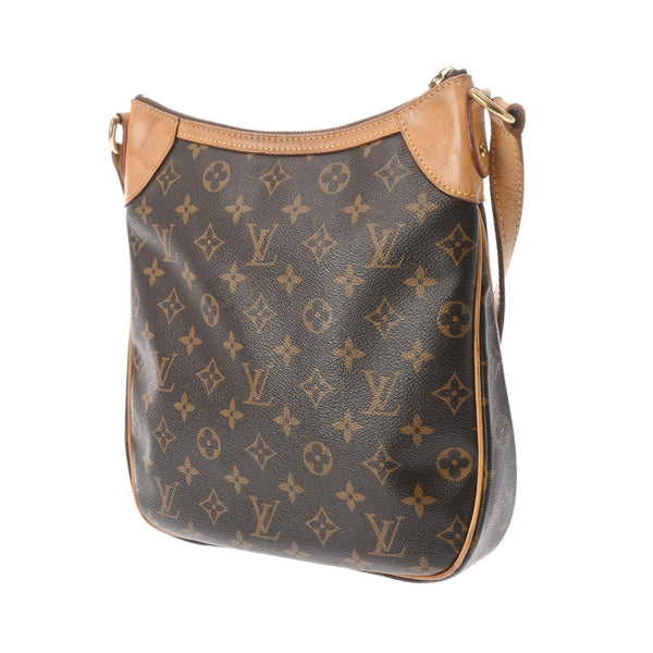 LOUIS VUITTON ルイヴィトン モノグラム オデオン PM ブラウン M56390 レディース モノグラムキャンバス ショルダーバッグ Bランク 中古 銀蔵