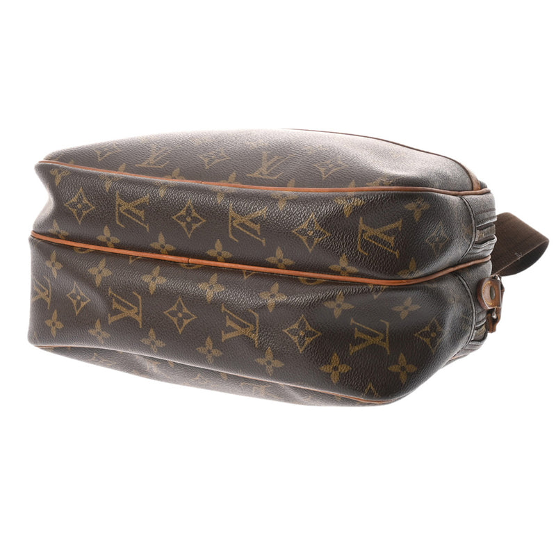 LOUIS VUITTON ルイヴィトン モノグラム リポーター PM ブラウン M45254 ユニセックス モノグラムキャンバス ショルダーバッグ Bランク 中古 銀蔵