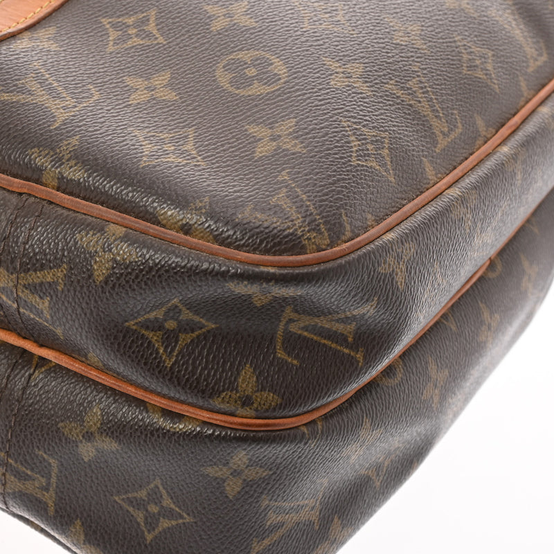 LOUIS VUITTON ルイヴィトン モノグラム リポーター PM ブラウン M45254 ユニセックス モノグラムキャンバス ショルダーバッグ Bランク 中古 銀蔵