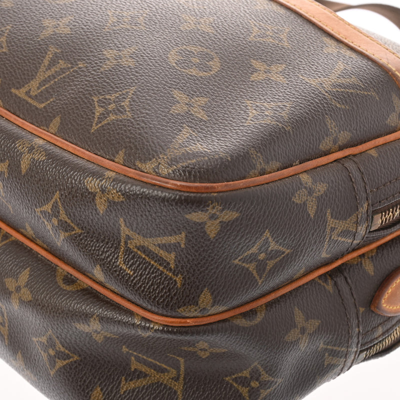 LOUIS VUITTON ルイヴィトン モノグラム リポーター PM ブラウン M45254 ユニセックス モノグラムキャンバス ショルダーバッグ Bランク 中古 銀蔵