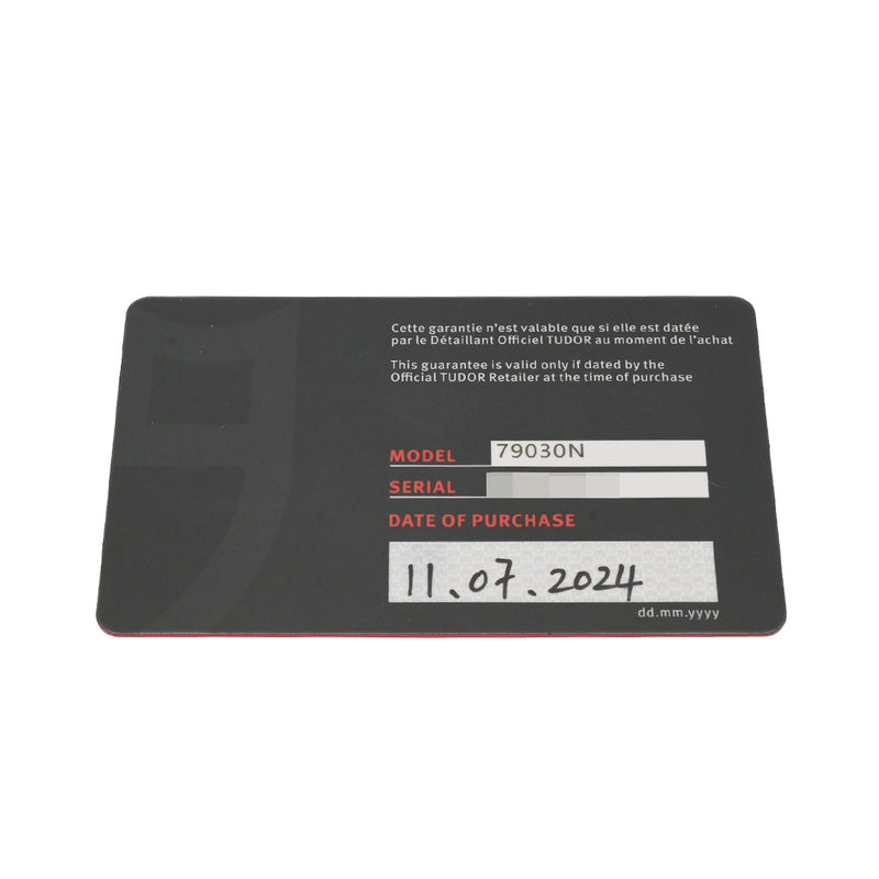 チューダー / チュードル ブラックベイ 58 79030N ブラック メンズ 腕時計 自動巻き 中古 銀蔵