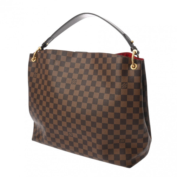 LOUIS VUITTON ルイヴィトン ダミエ グレースフル MM ブラウン N44045 レディース ダミエキャンバス ワンショルダーバッグ ABランク 中古 銀蔵