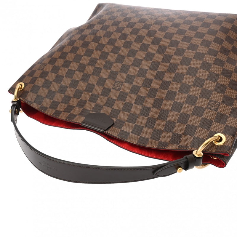 LOUIS VUITTON ルイヴィトン ダミエ グレースフル MM ブラウン N44045 レディース ダミエキャンバス ワンショルダーバッグ ABランク 中古 銀蔵