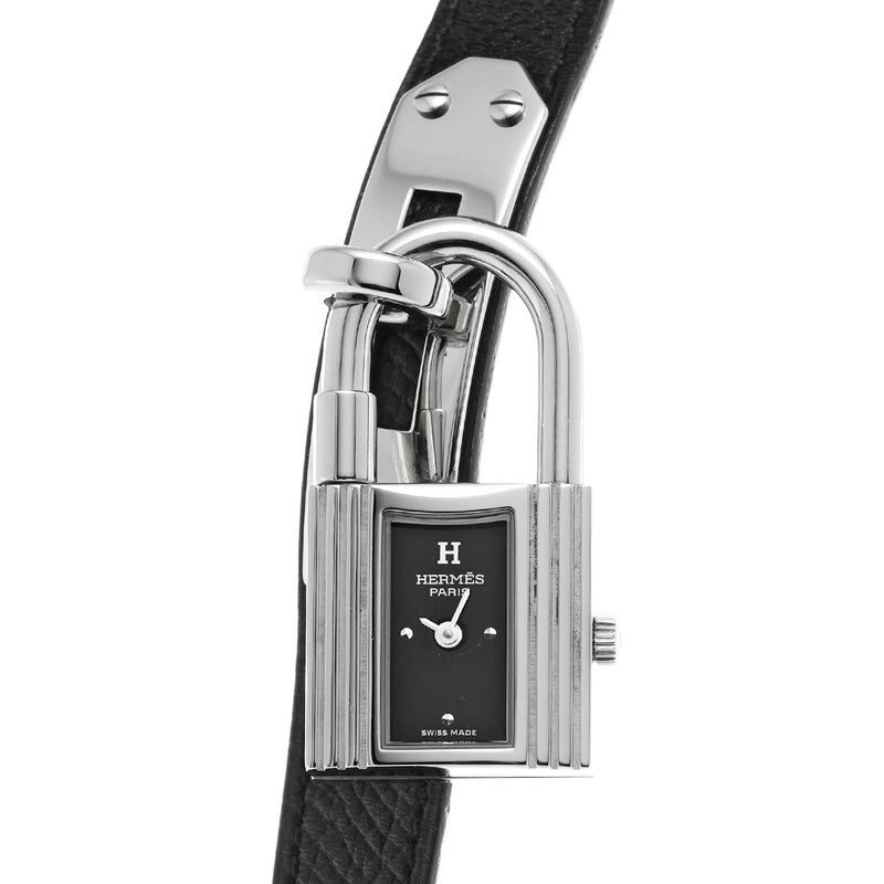 エルメス ケリーウォッチ KE1.210a ブラック レディース 腕時計 クォーツ 中古 銀蔵