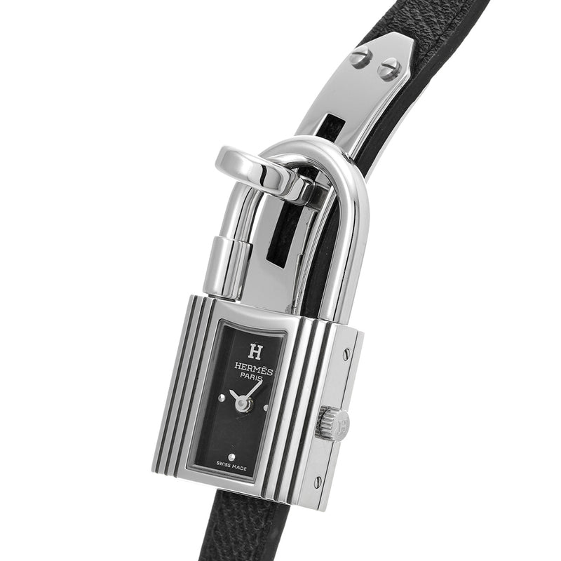 エルメス ケリーウォッチ KE1.210a ブラック レディース 腕時計 クォーツ 中古 銀蔵