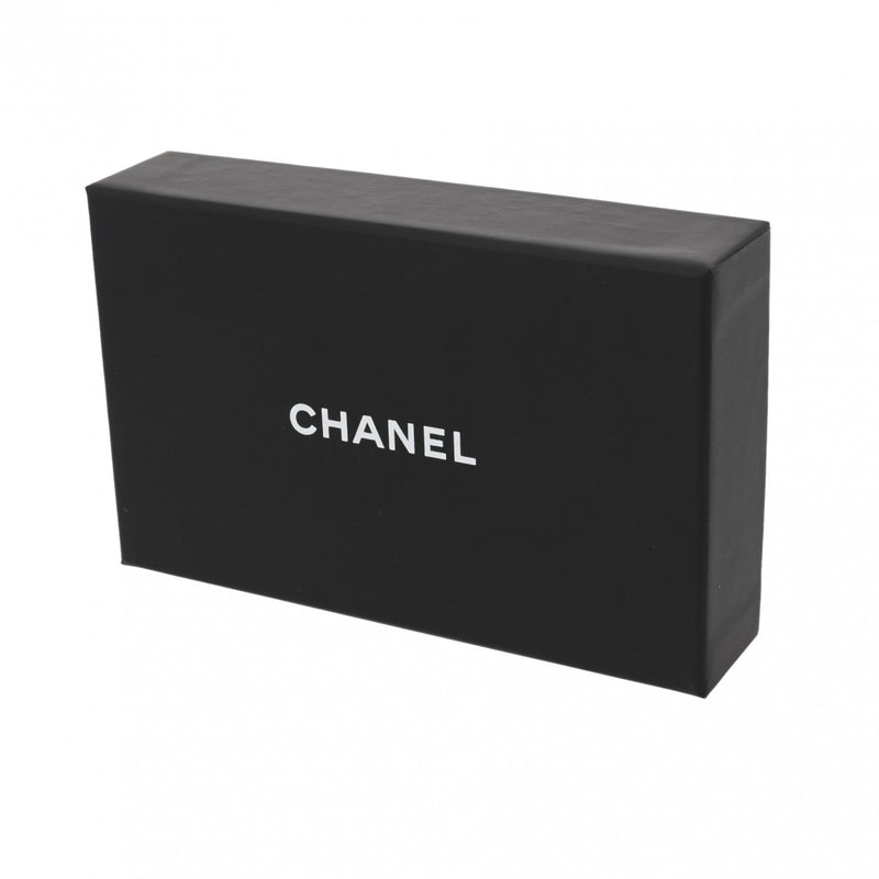 CHANEL シャネル クルーズライン カードケース ホワイト GP金具 AP3130 レディース キャビアスキン カードケース Bランク 中古 銀蔵