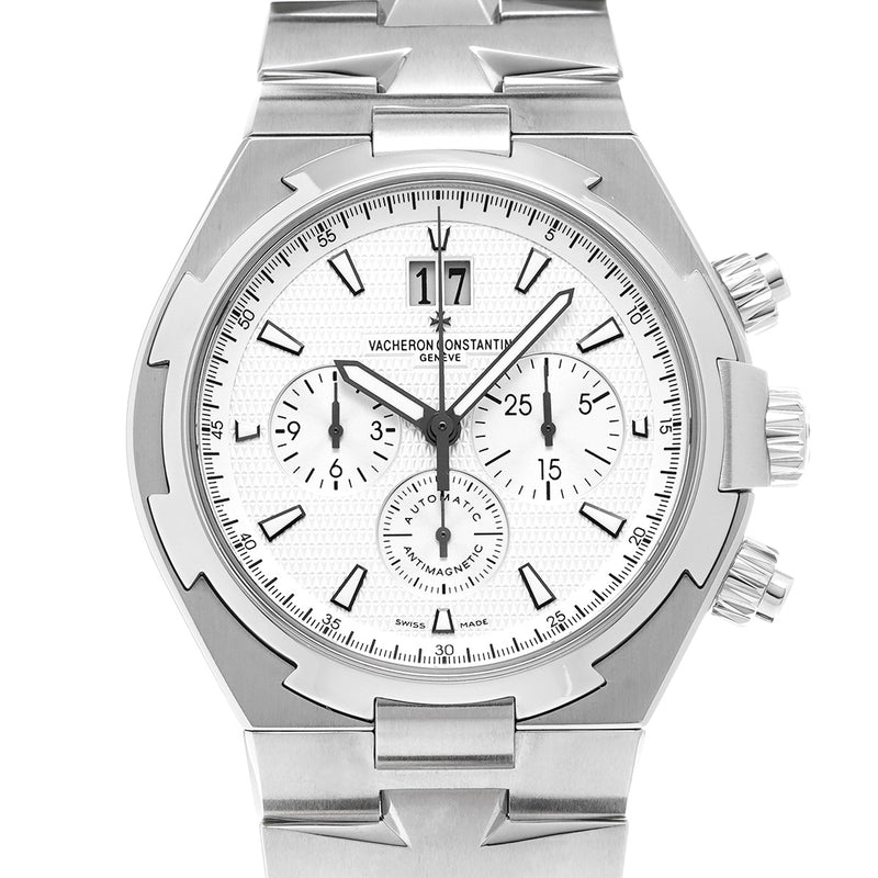 ヴァシュロンコンスタンタン オーヴァーシーズ クロノグラフ 49150/B01A ホワイト メンズ 腕時計 自動巻き 中古 銀蔵