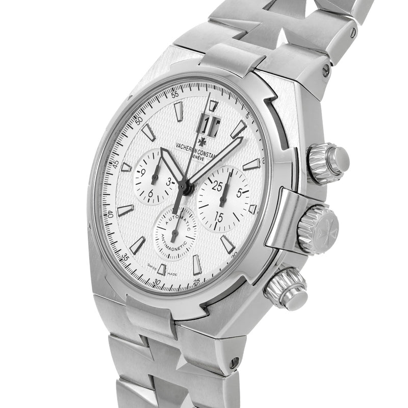 ヴァシュロンコンスタンタン オーヴァーシーズ クロノグラフ 49150/B01A ホワイト メンズ 腕時計 自動巻き 中古 銀蔵