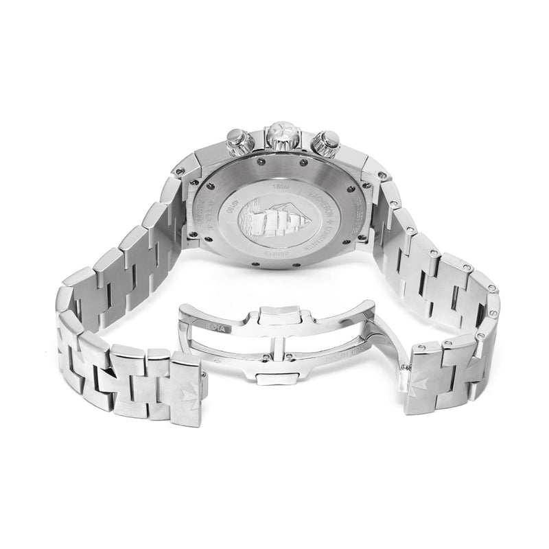 ヴァシュロンコンスタンタン オーヴァーシーズ クロノグラフ 49150/B01A ホワイト メンズ 腕時計 自動巻き 中古 銀蔵