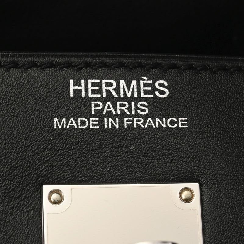 HERMES エルメス ケリー リラックス 50 ブラック □P刻印(2012年頃) レディース ヴォーシッキム ハンドバッグ Aランク 中古 銀蔵