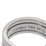 CARTIER カルティエ C2 リング #49 9号 レディース K18ホワイトゴールド WG リング・指輪 Aランク 中古 銀蔵