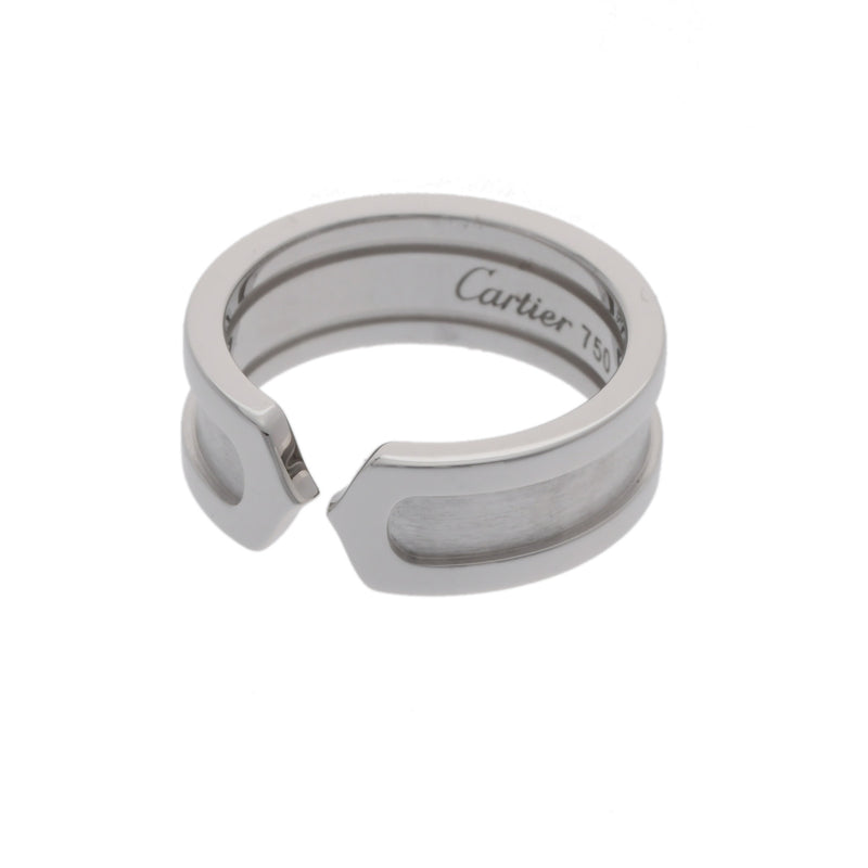 CARTIER カルティエ C2 リング #49 9号 レディース K18ホワイトゴールド WG リング・指輪 Aランク 中古 銀蔵