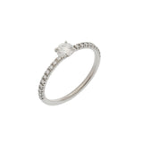 CARTIER カルティエ エタンセルドゥカルティエ ダイヤ0.25ct #48 7号 レディース Pt950プラチナ リング・指輪 Aランク 中古 銀蔵
