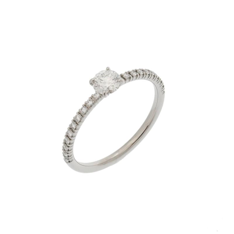 CARTIER カルティエ エタンセルドゥカルティエ ダイヤ0.25ct #48 7号 レディース Pt950プラチナ リング・指輪 Aランク 中古 銀蔵