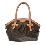LOUIS VUITTON ルイヴィトン モノグラム ティヴォリ GM ブラウン M40144 レディース モノグラムキャンバス ハンドバッグ Bランク 中古 銀蔵