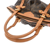 LOUIS VUITTON ルイヴィトン モノグラム ティヴォリ GM ブラウン M40144 レディース モノグラムキャンバス ハンドバッグ Bランク 中古 銀蔵