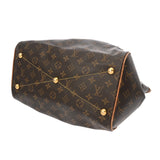 LOUIS VUITTON ルイヴィトン モノグラム ティヴォリ GM ブラウン M40144 レディース モノグラムキャンバス ハンドバッグ Bランク 中古 銀蔵