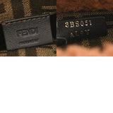 FENDI フェンディ サンシャインショッパー ミニ ２WAY ブラウン 8BS051 レディース ムートン ハンドバッグ Aランク 中古 銀蔵