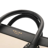 CELINE セリーヌ ラゲージ ナノ 2WAY ホワイト ブラック レディース パイソン レザー ハンドバッグ Bランク 中古 銀蔵