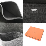 HERMES エルメス ユリスネオ GM ブラック A刻印(2017年頃) ユニセックス シェーブル 手帳カバー ABランク 中古 銀蔵
