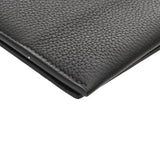 HERMES エルメス ユリスネオ GM ブラック A刻印(2017年頃) ユニセックス シェーブル 手帳カバー ABランク 中古 銀蔵