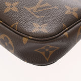 LOUIS VUITTON ルイヴィトン モノグラム ミニ ポシェット アクセソワール ブラウン M58009 レディース モノグラムキャンバス アクセサリーポーチ 新品 銀蔵