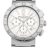 ブルガリ ブルガリブルガリ 42 クロノグラフ BB42CHSS ホワイト メンズ 腕時計 自動巻き 中古 銀蔵