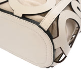 LOEWE ロエベ アナグラム カットアウト トート スモール ホワイト A922Q05X02 レディース カーフ トートバッグ Aランク 中古 銀蔵