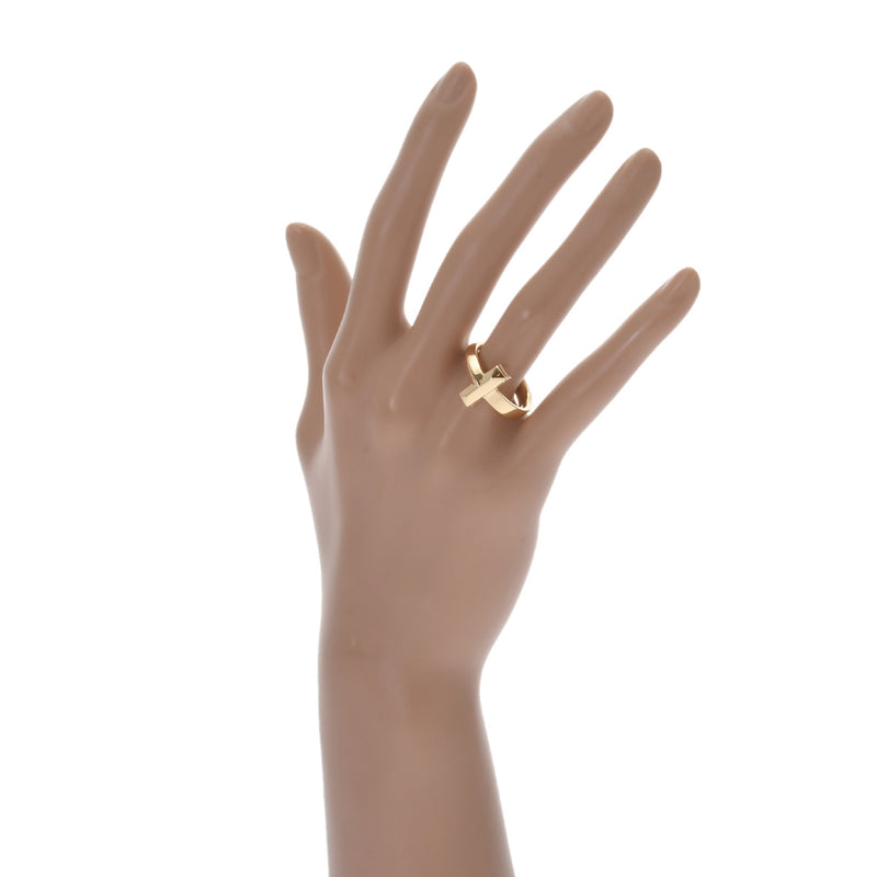 TIFFANY&Co. ティファニー Tワンリング #13 13号 レディース K18イエローゴールド YG リング・指輪 Aランク 中古 銀蔵