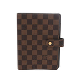 LOUIS VUITTON ルイヴィトン ダミエ ダミエアジェンダ MM ブラウン R20240 メンズ ダミエキャンバス 手帳カバー Aランク 中古 銀蔵
