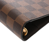 LOUIS VUITTON ルイヴィトン ダミエ ダミエアジェンダ MM ブラウン R20240 メンズ ダミエキャンバス 手帳カバー Aランク 中古 銀蔵