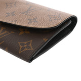 LOUIS VUITTON ルイヴィトン モノグラムリバース ポルトフォイユ エミリー ブラウン/キャメル M82157 レディース モノグラムキャンバス 長財布 Aランク 中古 銀蔵