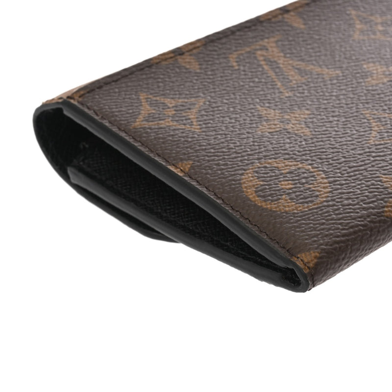 LOUIS VUITTON ルイヴィトン モノグラムリバース ポルトフォイユ エミリー ブラウン/キャメル M82157 レディース モノグラムキャンバス 長財布 Aランク 中古 銀蔵