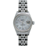 ロレックス デイトジャスト 10Pダイヤ 79174NG F番(2004年頃製造) ピンクシェル/ダイヤモンド レディース 腕時計 自動巻き 中古 銀蔵