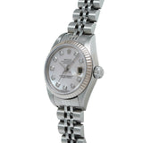 ロレックス デイトジャスト 10Pダイヤ 79174NG F番(2004年頃製造) ピンクシェル/ダイヤモンド レディース 腕時計 自動巻き 中古 銀蔵