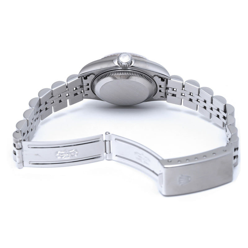 ロレックス デイトジャスト 10Pダイヤ 79174NG F番(2004年頃製造) ピンクシェル/ダイヤモンド レディース 腕時計 自動巻き 中古 銀蔵