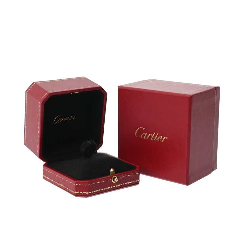 CARTIER カルティエ マイヨンパンテール 3連タイプ フルダイヤ #50 9.5号 メンズ K18ホワイトゴールド WG リング・指輪 Aランク 中古 銀蔵