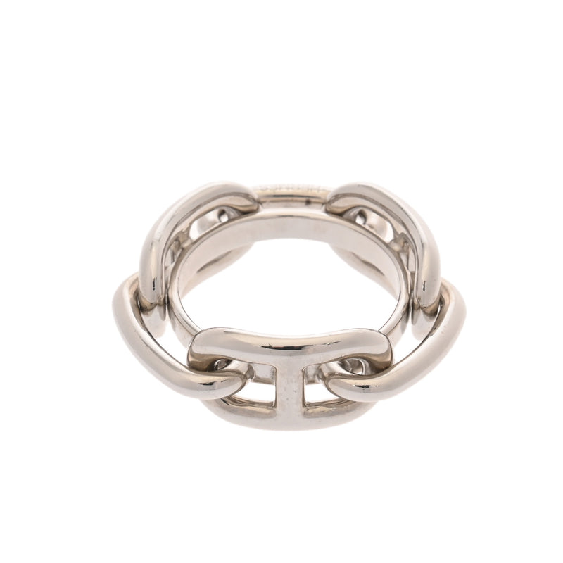 HERMES エルメス シェーヌダンクル シルバー ユニセックス メタル スカーフリング Aランク 中古 銀蔵