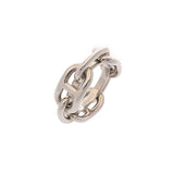 HERMES エルメス シェーヌダンクル シルバー ユニセックス メタル スカーフリング Aランク 中古 銀蔵