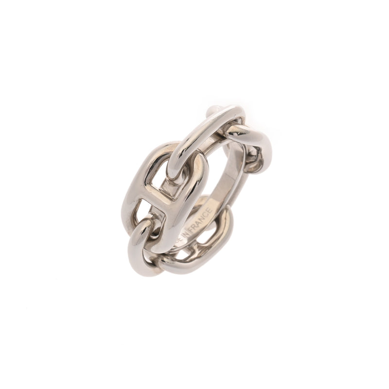 HERMES エルメス シェーヌダンクル シルバー ユニセックス メタル スカーフリング Aランク 中古 銀蔵