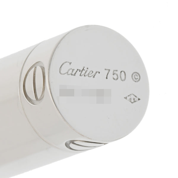 CARTIER カルティエ ラブスクリュードライバー 2Pダイヤ ユニセックス K18ホワイトゴールド WG ペンダントトップ Aランク 中古 銀蔵