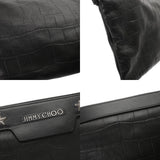 JIMMY CHOO ジミーチュウ スタースタッズ クラッチバッグ ブラック イタリア メンズ レザー クラッチバッグ ABランク 中古 銀蔵