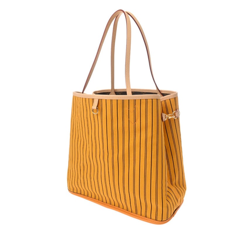 LOUIS VUITTON ルイヴィトン モノグラム ネヴァーフル インサイドアウト MM ブラウン ジョーヌ サフラン M11947 レディース モノグラムキャンバス トートバッグ 新品 銀蔵