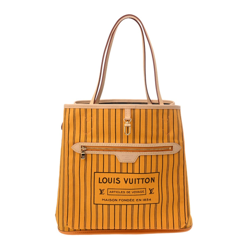 LOUIS VUITTON ルイヴィトン モノグラム ネヴァーフル インサイドアウト MM ブラウン ジョーヌ サフラン M11947 レディース モノグラムキャンバス トートバッグ 新品 銀蔵